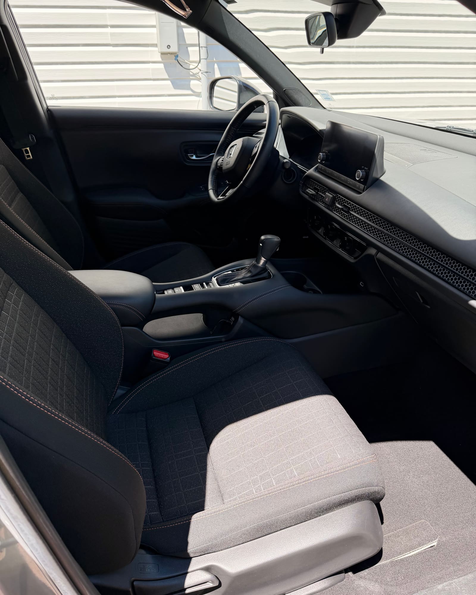 Honda HR-V interior after a full detail
