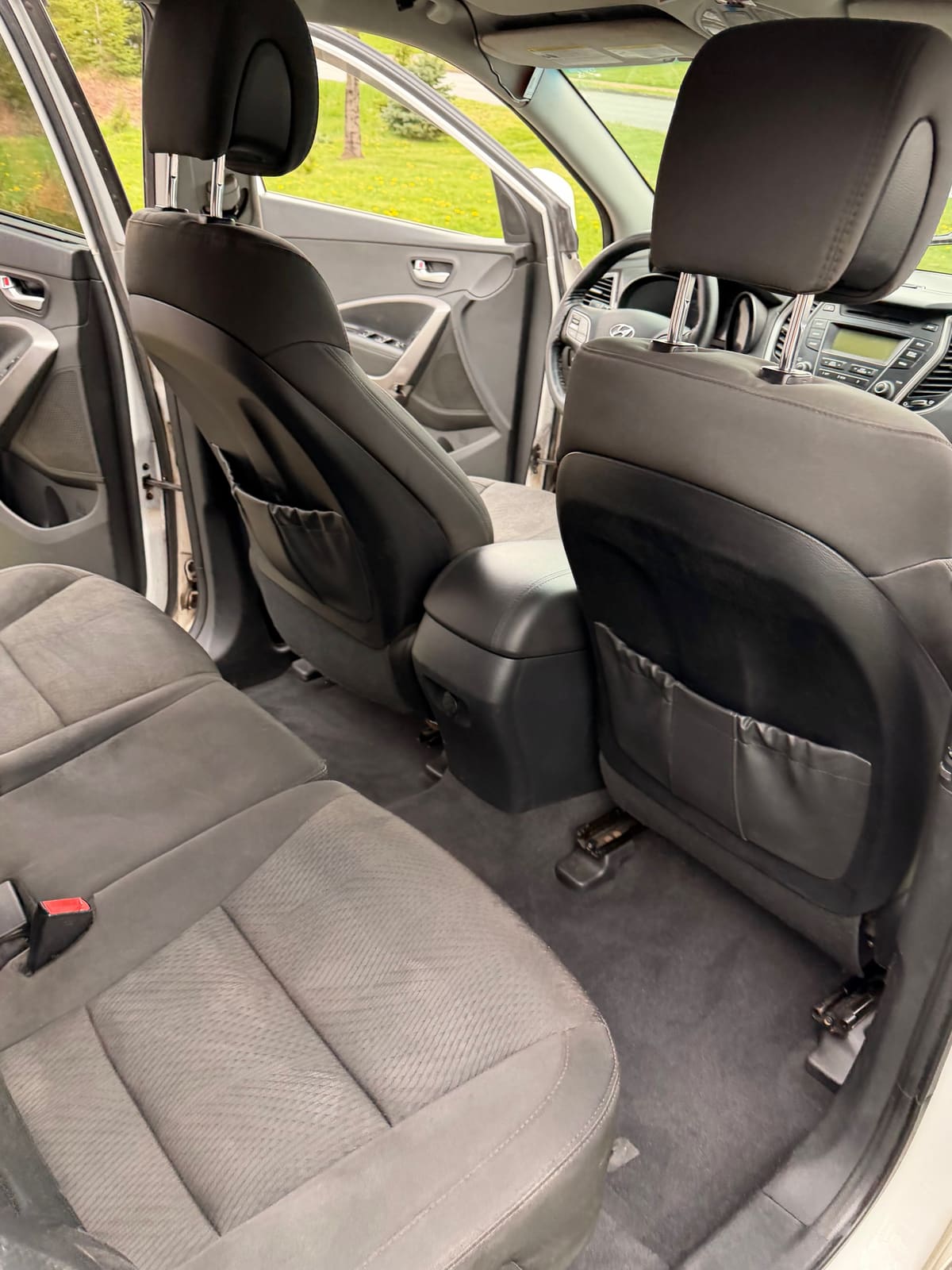 Hyundai Santa Fe interior after detailing